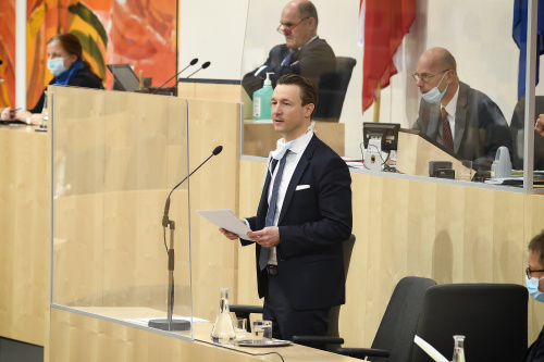 Rede von Finanzminister Gernot Blümel (V)