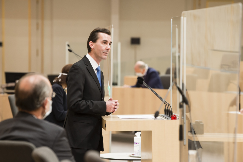 Bundesrat Josef Ofner (F) am Rednerpult