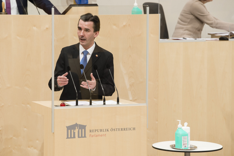 Bundesrat Josef Ofner (F) am Rednerpult