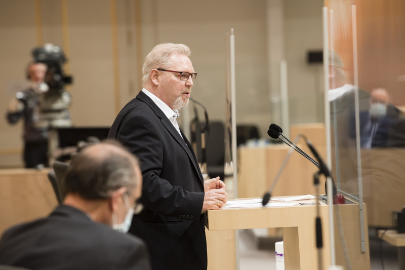 Bundesrat Horst Schachner (S) am Rednerpult