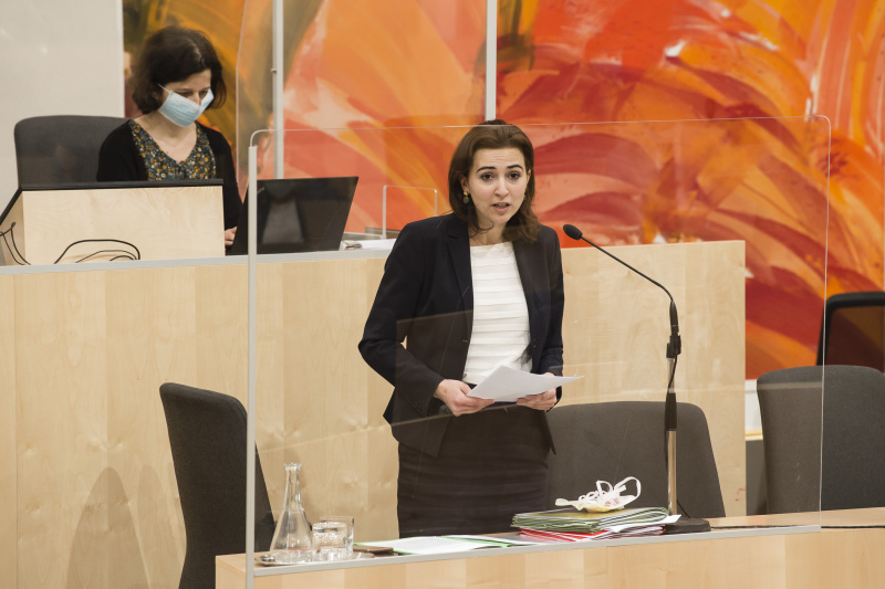 Rede von Justizministerin Alma Zadić (G)