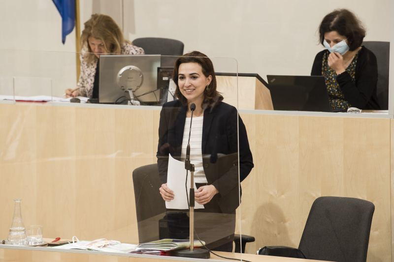 Rede von Justizministerin Alma Zadić (G)