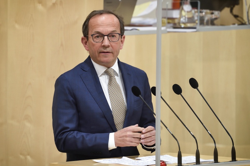 Nationalratsabgeordneter Peter Haubner (V) am Rednerpult