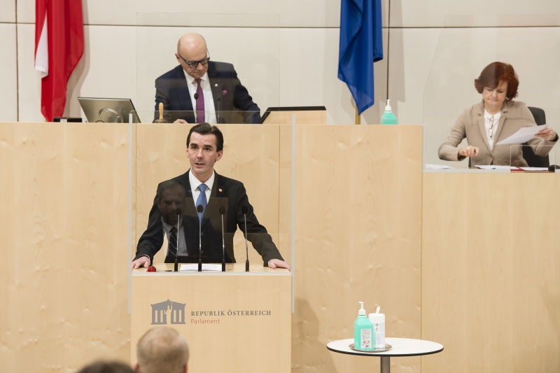 Bundesrat Josef Ofner (F) am Rednerpult