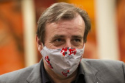 Nationalratsabgeordneter Christian Drobits (S) mit Schutzmaske