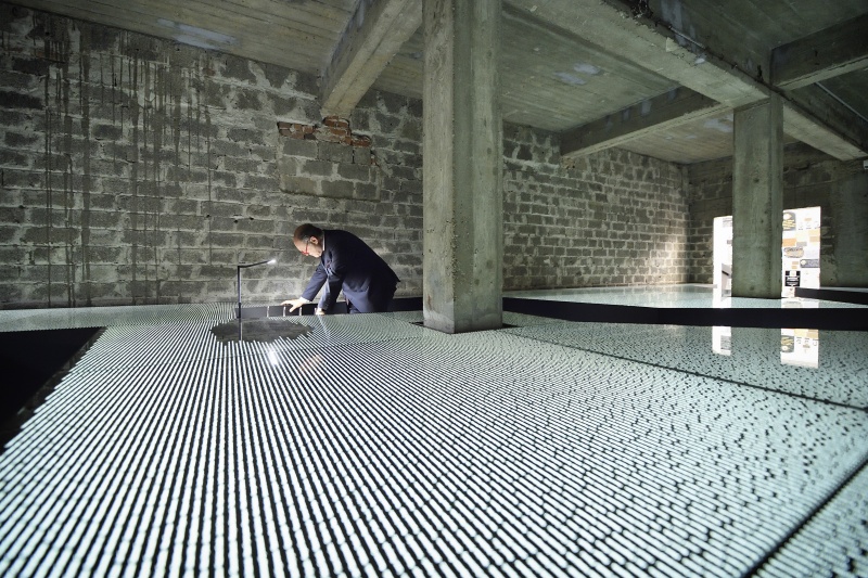 Nationalratspräsident Wolfgang Sobotka (V) am Gelände der KZ-Gedenkstätte Mauthausen