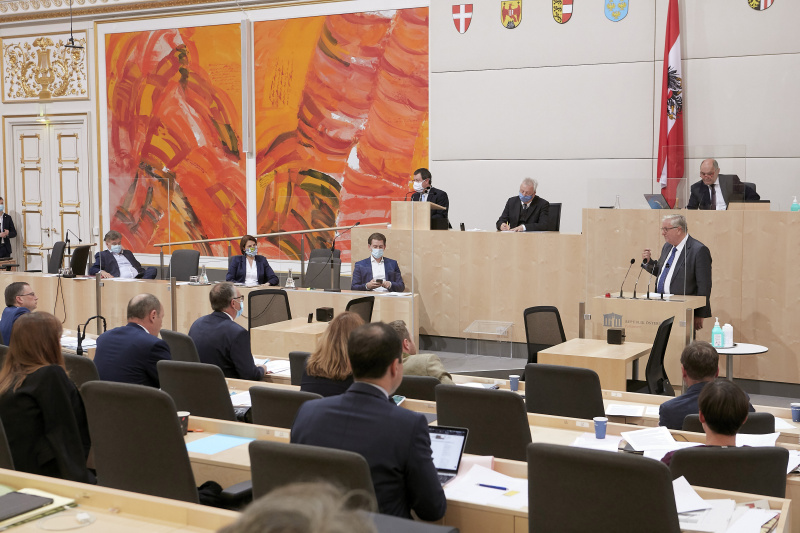 Nationalratsabgeordneter Christoph Matznetter (S) am Rednerpult