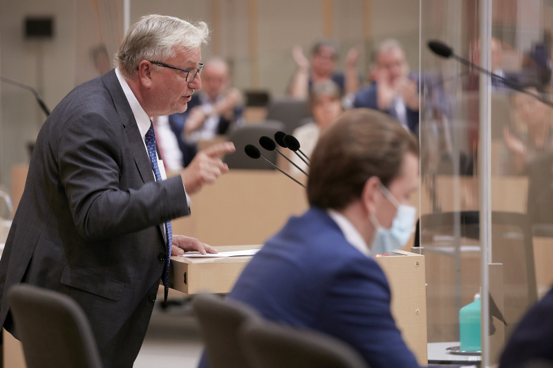 Nationalratsabgeordneter Christoph Matznetter (S) am Rednerpult