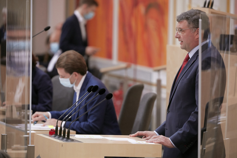 Nationalratsabgeordneter Jörg Leichtfried (S) am Rednerpult