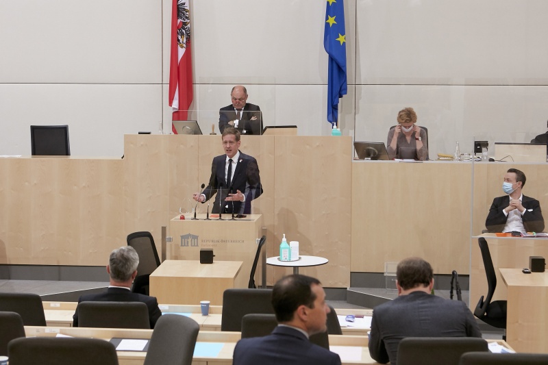 Am Rednerpult Nationalratsabgeordneter Kai Jan Krainer (S)