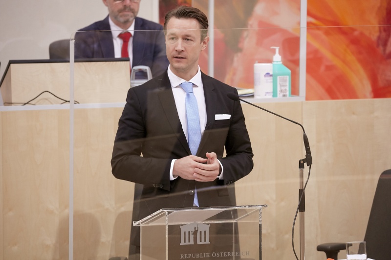 Rede von Finanzminister Gernot Blümel (V)