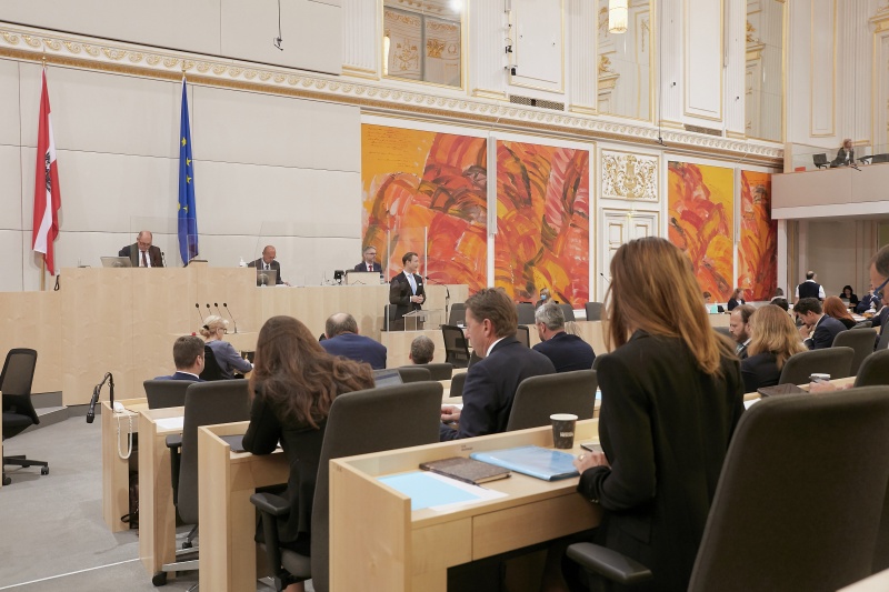 Rede von Finanzminister Gernot Blümel (V)