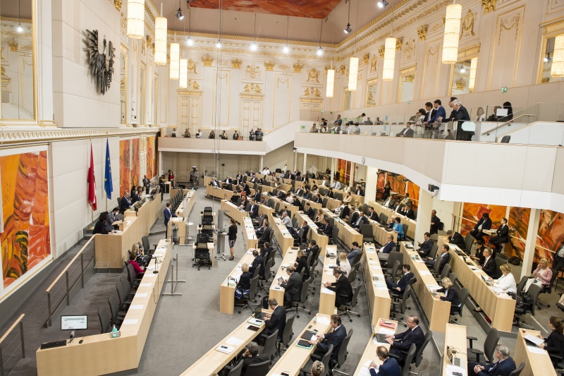 Blick Richtung SitzungsteilnehmerInnen