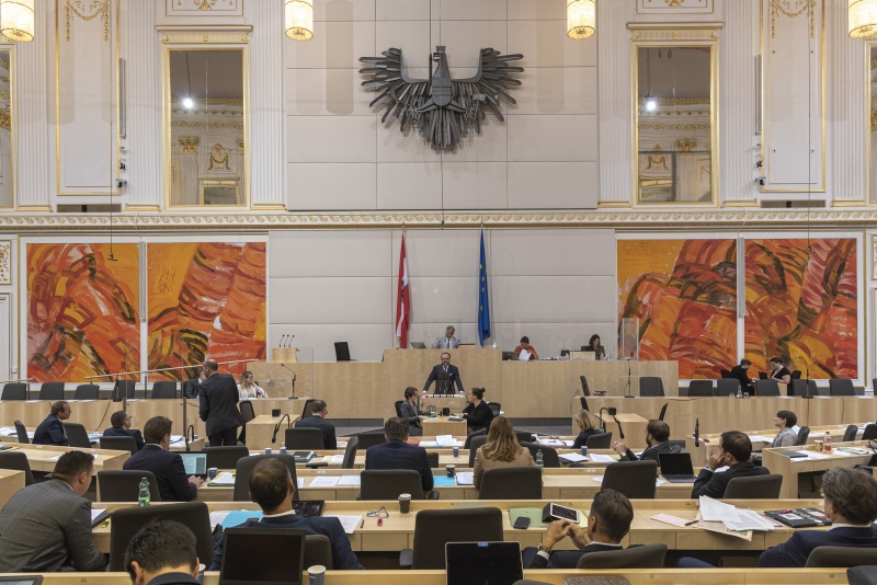 Am Rednerpult: Nationalrat Josef Schellhorn (N)