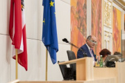 Am Präsidium: Nationalratspräsident Wolfgang Sobotka (V)