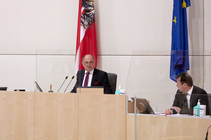 Vorsitz durch Nationalratspräsident Wolfgang Sobotka (V)
