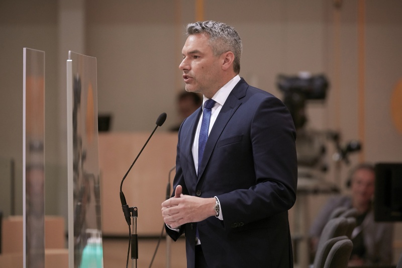 Rede von Innenminister Karl Nehammer (V)